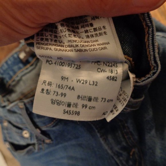 LEVI'S 518 Superlow Bootcut Jeans Size 9 M - Picture 11 of 11